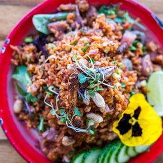 Rice Salad "Nam Khao Tod"